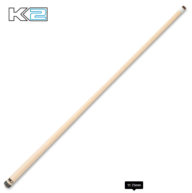 K2 KLSPWH Sneaky Pete Low Deflection Pool Cue – Performance Series - 11.75 mm
