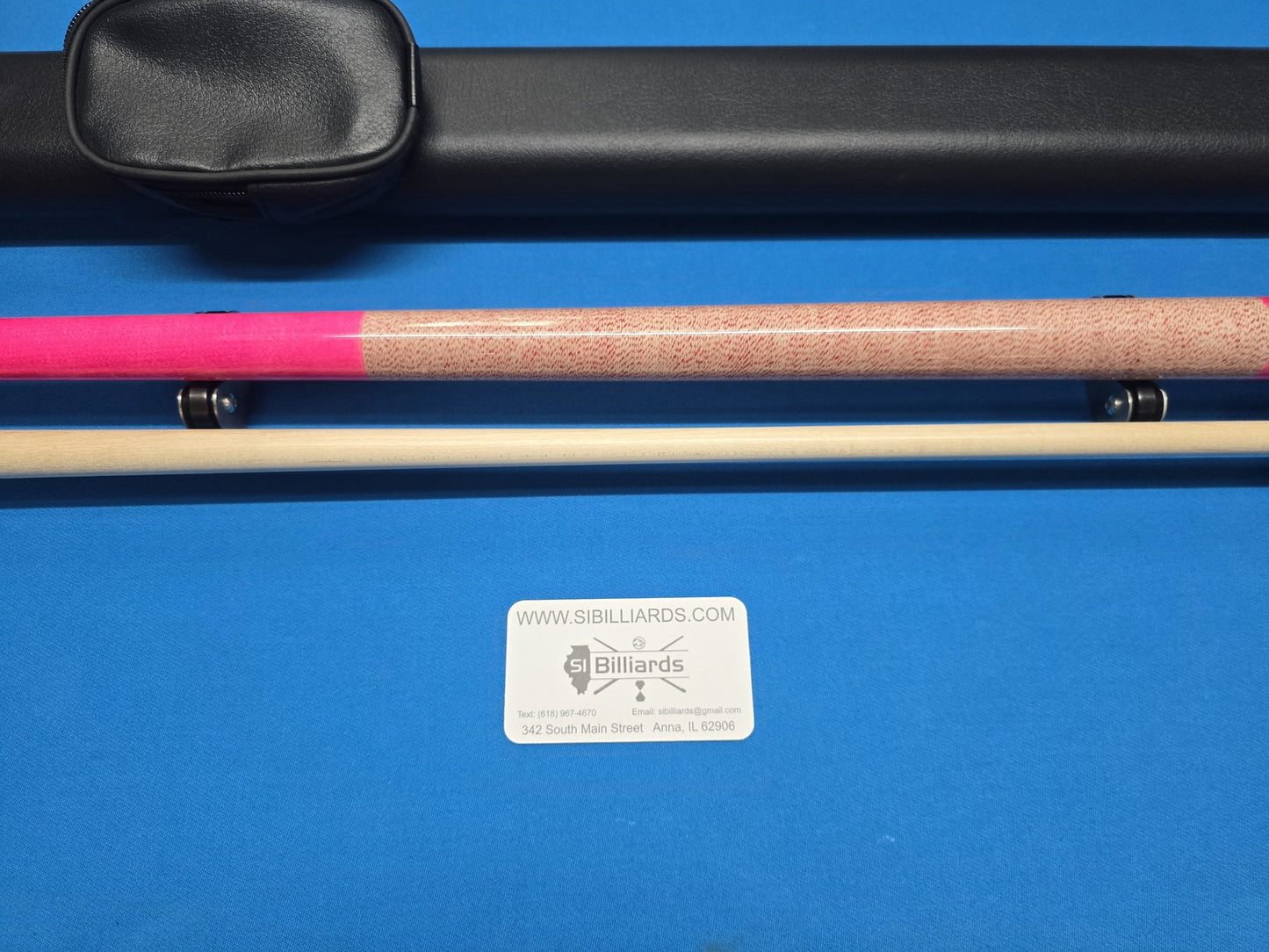 Meucci European Pool Cue - Pink - 12.5mm Pro Shaft - Free 1X1 Hard Case!