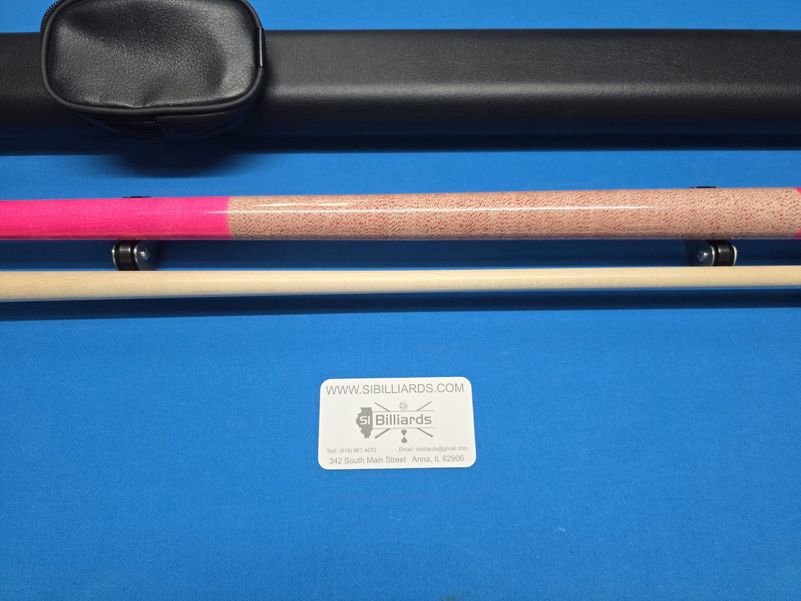 Meucci European Pool Cue - Pink - 12.5mm Pro Shaft - Free 1X1 Hard Case!