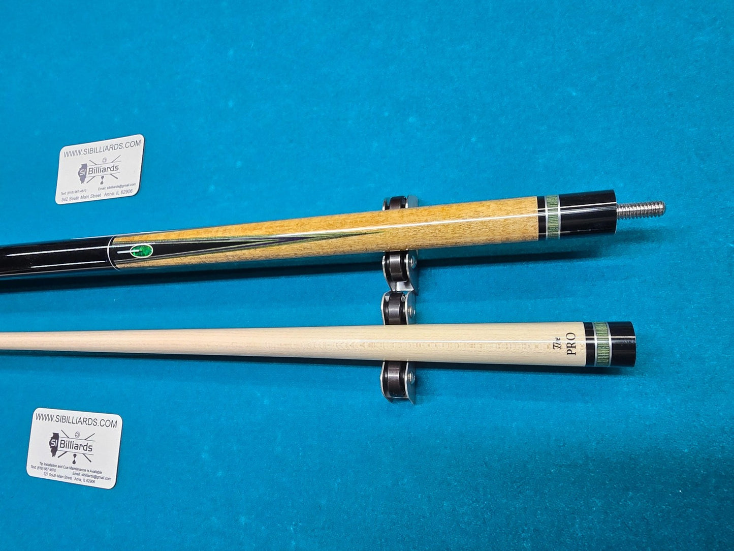 Meucci ANW‑3 All Natural Wood 3 Pool Cue, Pro Shaft, Bocote Handle - Free Case!
