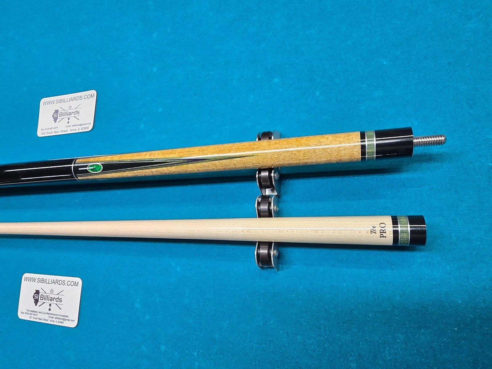 Meucci ANW‑3 All Natural Wood 3 Pool Cue, Pro Shaft, Bocote Handle - Free Case!