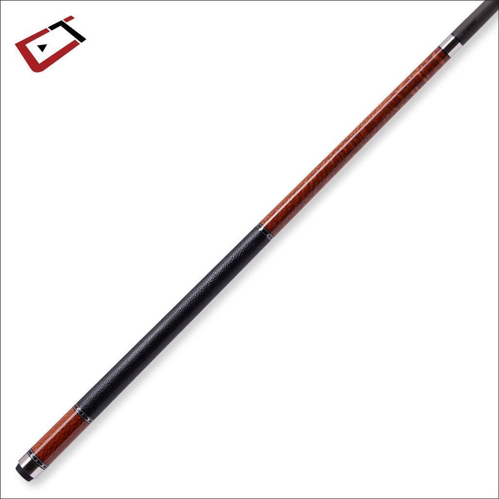 Cuetec Cynergy Truewood Leopard II Pool Cue w/ 12.5mm Carbon Shaft Leather Wrap