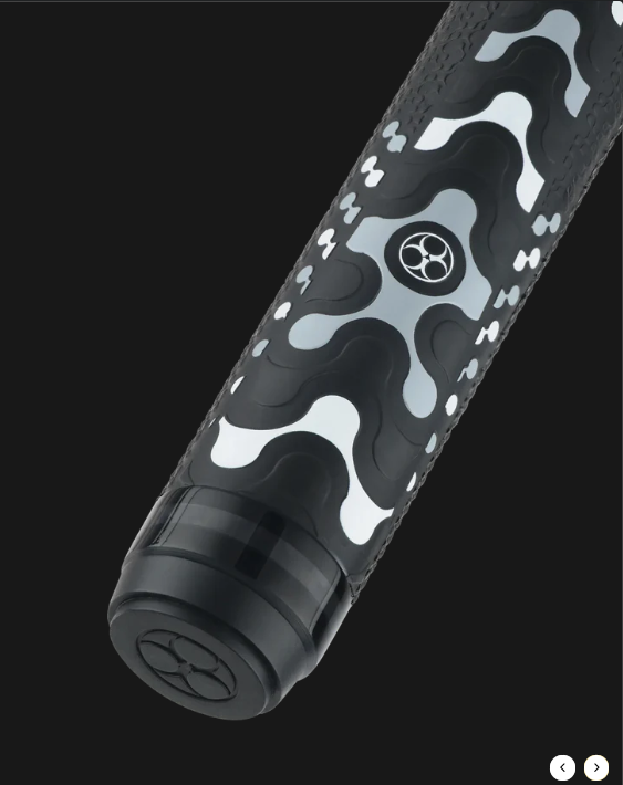 Poison VX Break Cue with Venom Carbon Fiber Shaft - Black/Gray 13mm