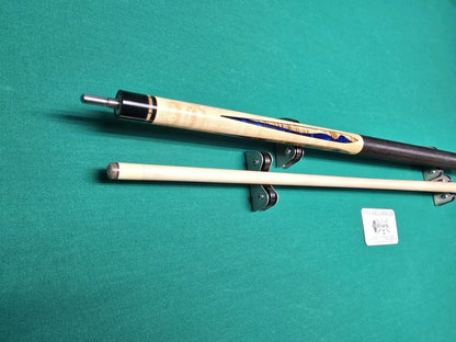 Viking Cues July SS-0726A Smart Shops Pool Cue!  Zebrawood &amp; Blue Pearl Inlays