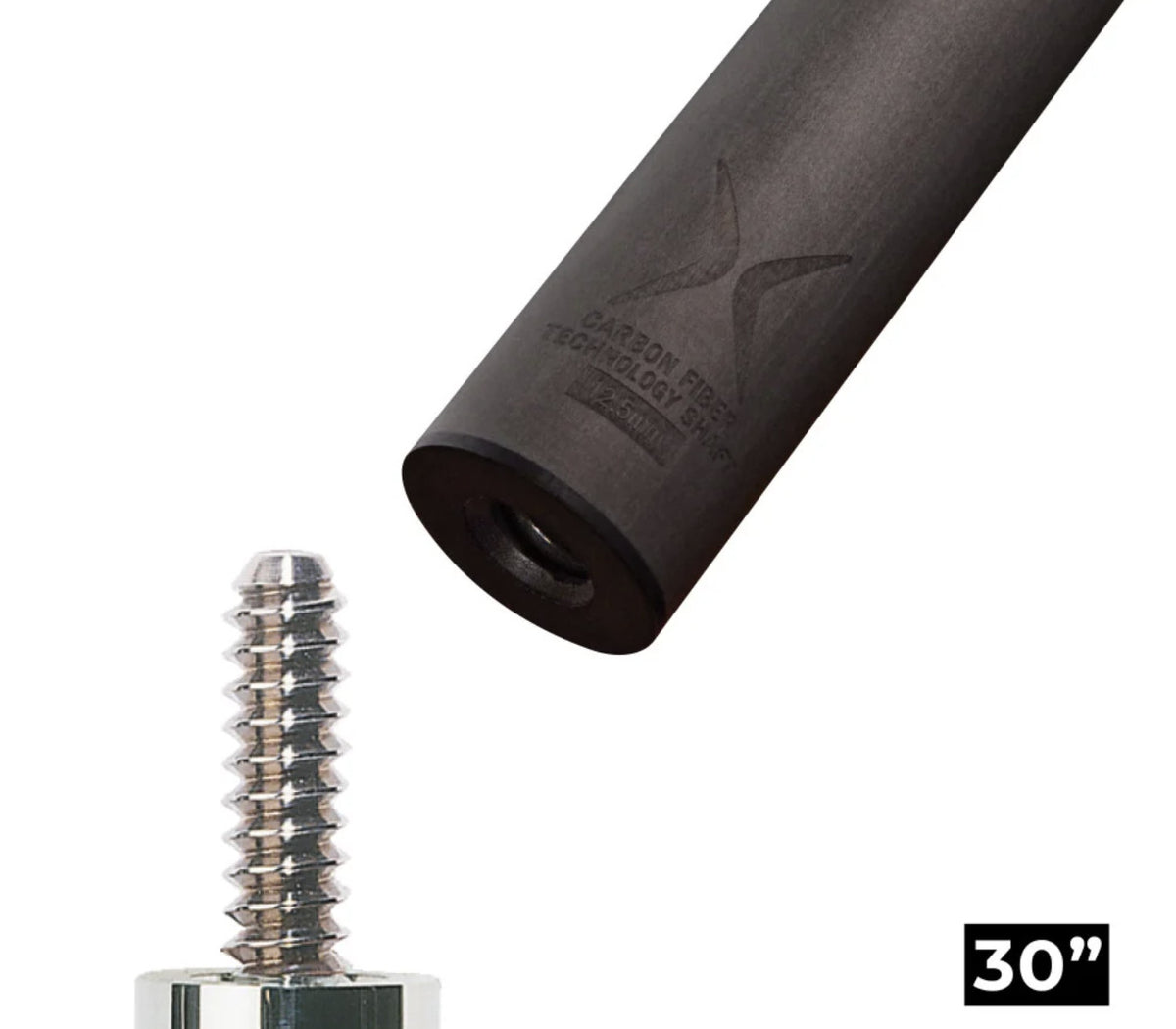 Pure X Carbon Fiber 30" Shaft, Pick Your Joint, Free Shipping