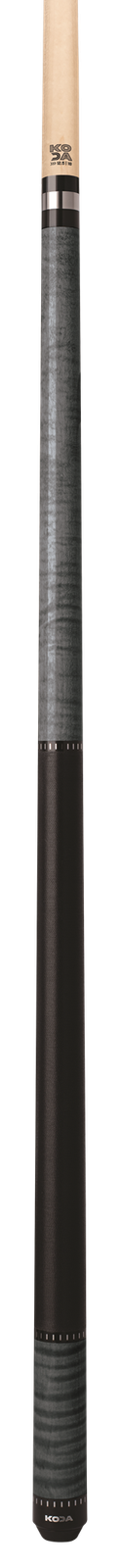 KODA Grey-Stained Maple with Linen Wrap Pool Cue - KD36 19oz, 13mm