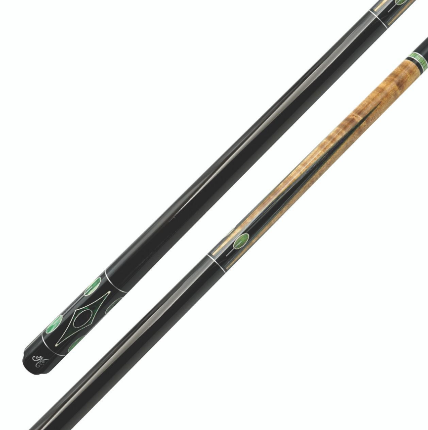 Meucci Crusher Black Pool Cue 19oz w/ 12.5mm Pro Shaft! Free Hard Case!