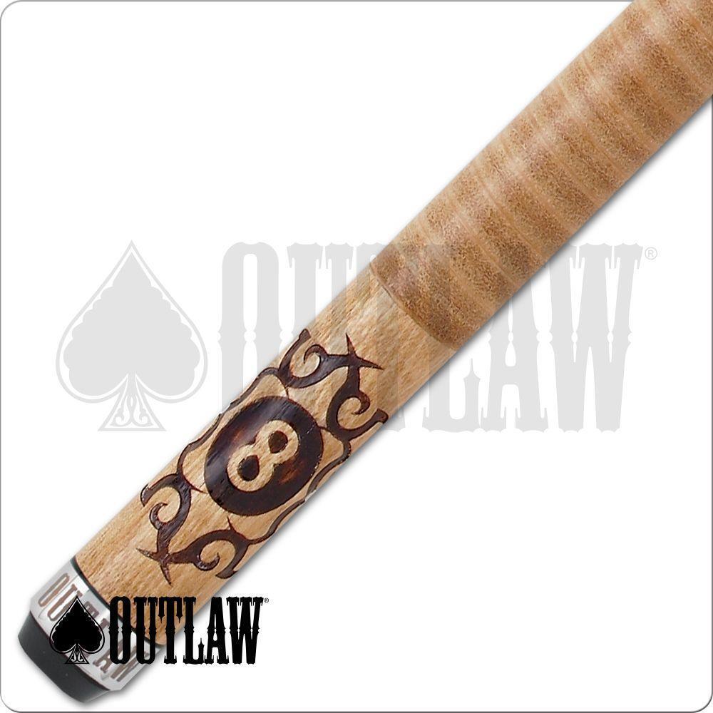 Outlaw OL08 Pool Cue Eight Ball and Tribal Style 19oz Free Shipping!