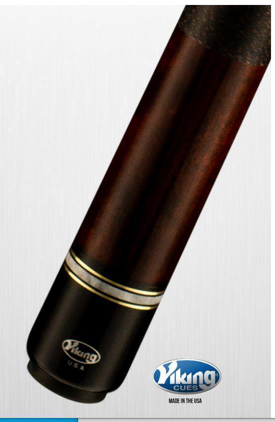 Viking B2605 Linen Wrap Pool Cue w/ 13 mm Vikore Shaft (Coffee) - Free Shipping