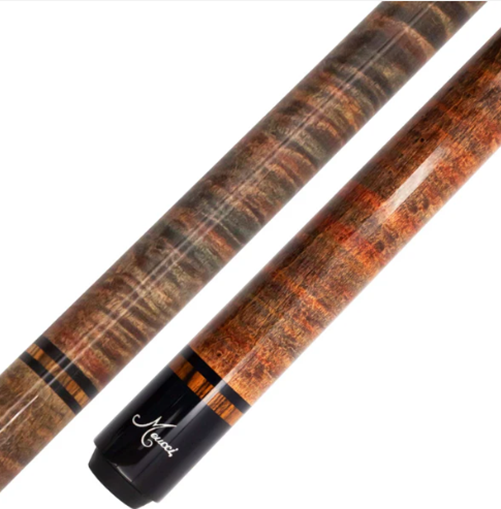 Meucci ANW-1 Rainbow Stained Pool Cue w/ Pro Shaft & Free Hard Case! Black!