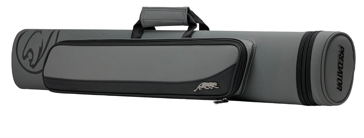 2x4 Predator Roadline Gray/Black Hard Cue Case - Double Straps  Free US Shipping