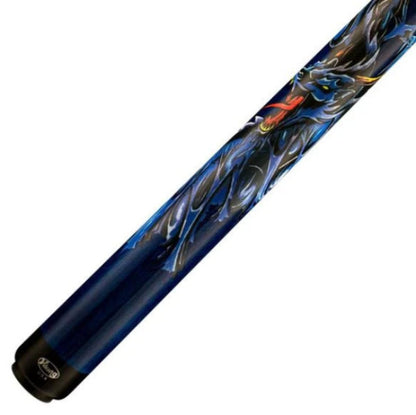 Viking Cues Blue Dragon Pool Cue Stick 13mm ViKORE Shaft, 19 oz Billiards Cue
