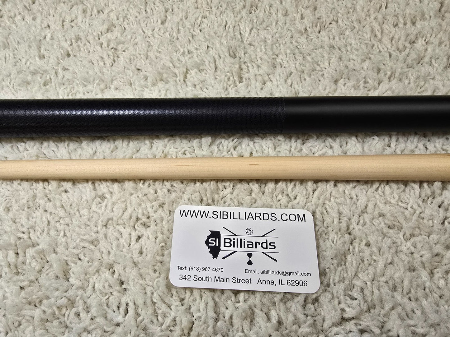 K2 Pool KLB14 Cue Matte Black With Purple W/ K2 LD 12.5MM Shaft!