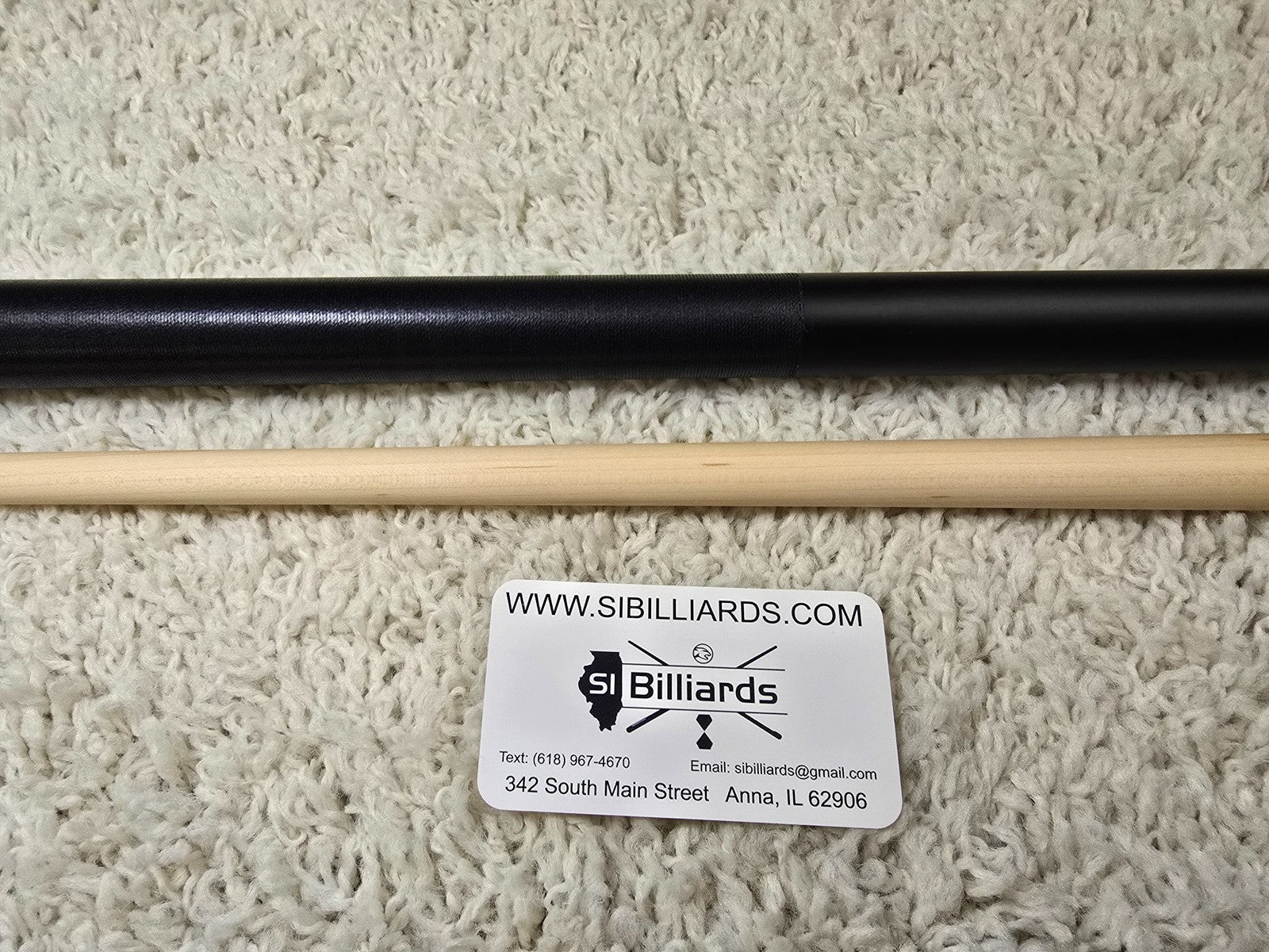 K2 Pool KLB14 Cue Matte Black With Purple W/ K2 LD 12.5MM Shaft!