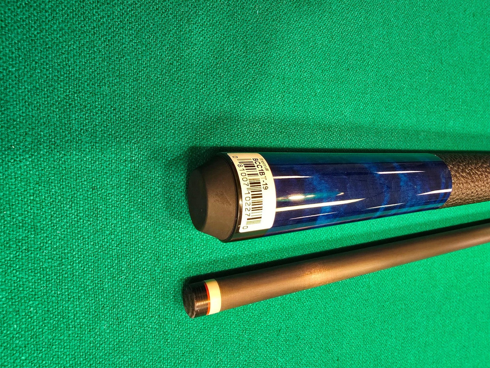Bull Carbon BCC1BT Pool Cue Curly Maple w/ 29" RK 12.25mm Uniloc Shaft