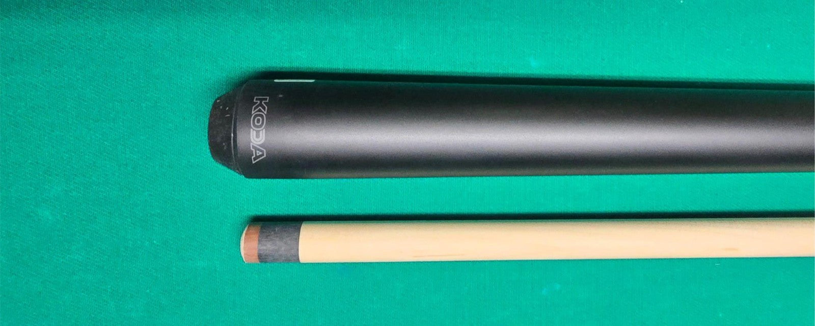 Koda KDHHWH Heavy Hitter Break/Jump Cue - Black/Grey 13.5mm Shaft Phenolic Tip