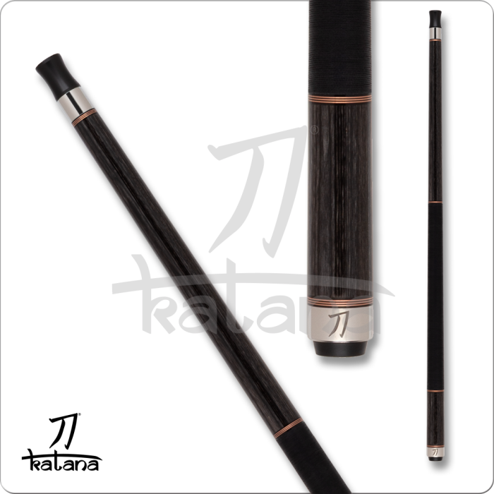 Katana Dragon - KAT2503 - 12.75 mm Wood Shaft - Charcoal Cue JPs Included