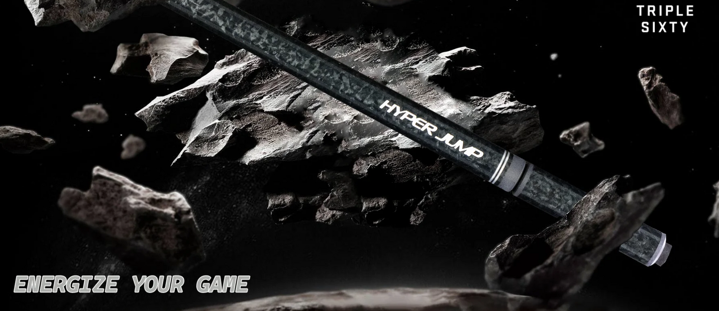 New Triple 60 Hyper Jump Carbon Fiber Jump Cue with Extension