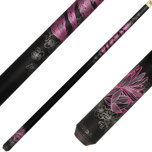 KODA Pink Dragon Graphic Pool Cue - KDV15PK - FREE SHIPPING! 19 oz  12.75mm
