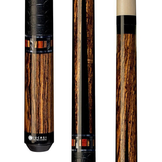 Lucasi Custom LZC26 Billiard Pool Cue Bocote 12.75mm Zero Flexpoint Shaft