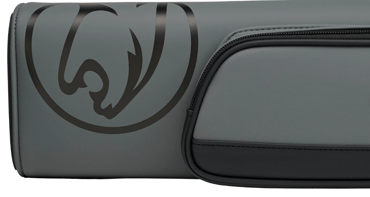 3x5 Predator Roadline Gray/Black Hard Cue Case - Double Straps  Free US Shipping