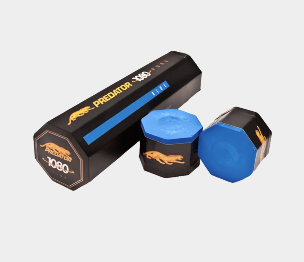 Predator 1080 Billiards Chalk - 5 Piece Pack - Blue Octagon - Second Day Shippin