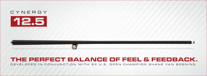 Cuetec Cynergy 12.5mm Carbon Fiber Pool Cue Shaft 3/8 x 10 Joint