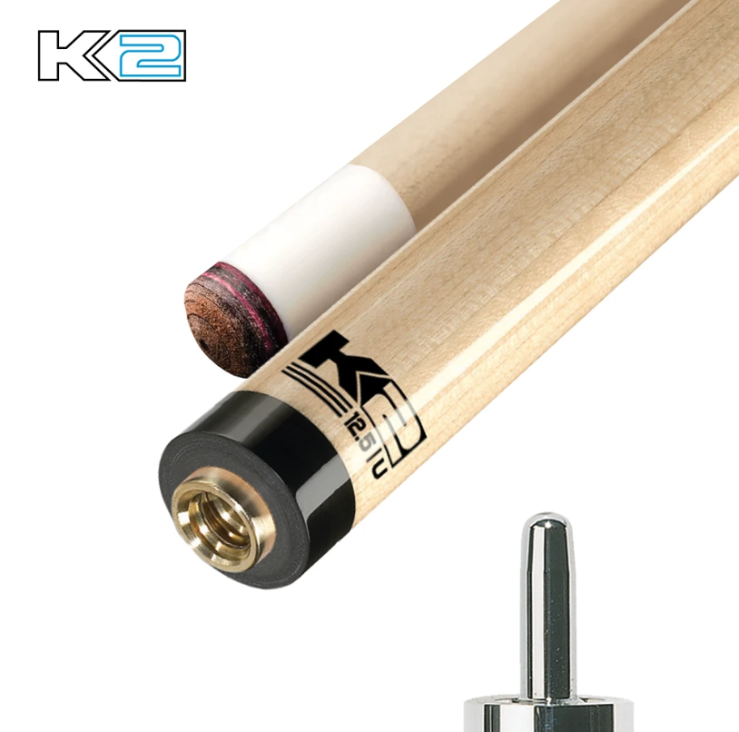 NEW K2 KL122 Low Deflection Purple Pool Cue – Performance Series - 12.5 mm Shaft