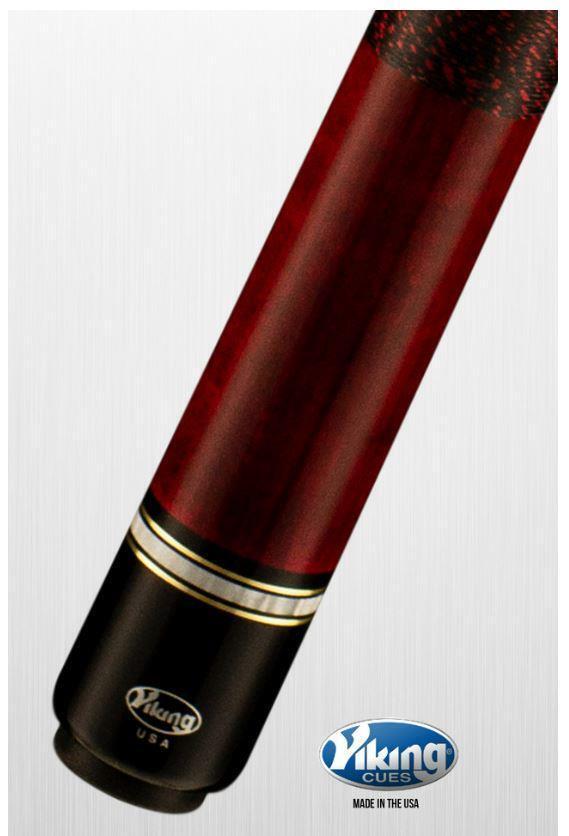 Viking B2612 Linen Wrap Pool Cue w/ 13 mm Vikore Shaft (Cherry) - Free Shipping