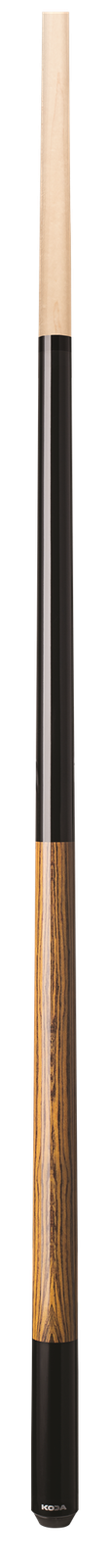KODA POOL CUE KD20 Black Butt w/ Palm Wood Decal Wrap & Maple Shaft 19 oz 12.75