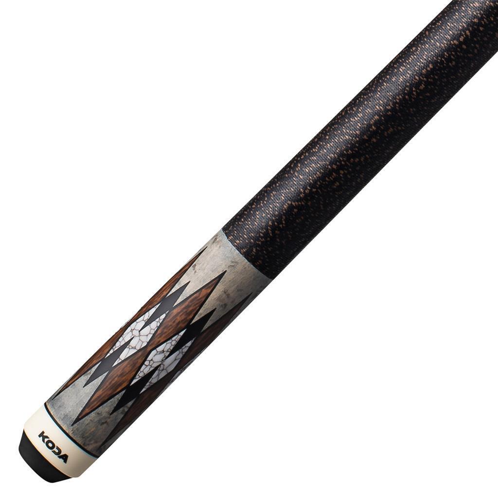 KODA POOL CUE KD52 Smoke w/ Palm Wood & Recon, Matte, Irish Linen & Maple Shaft