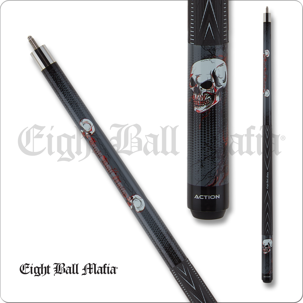 Eight Ball Mafia EBM24 Billiard Pool Cue Stick 19oz Free Shipping!!