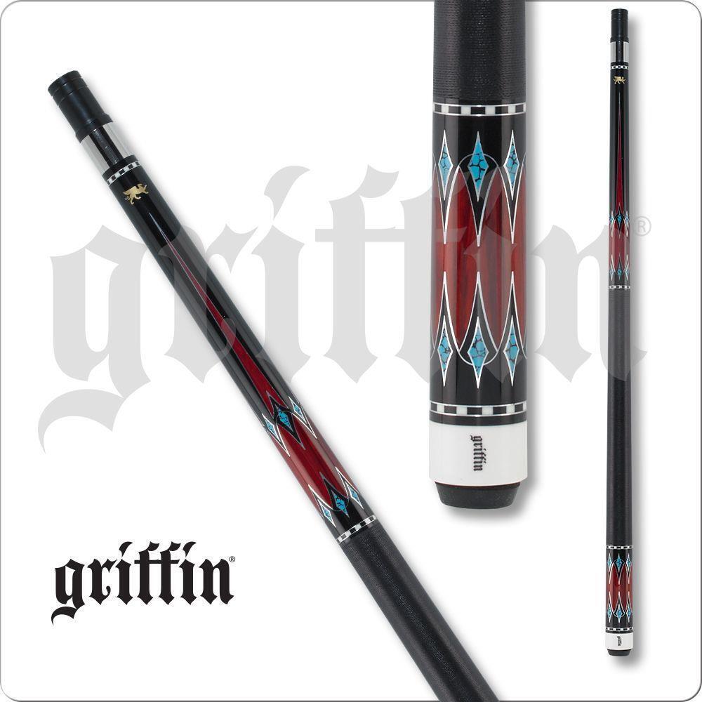 Griffin GR43 Pool Cue w/ Joint Protectors & FREE Shipping 19oz 