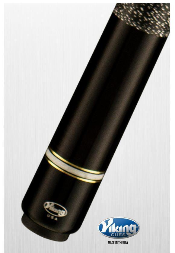 Viking B2602 Linen Wrap Pool Cue w/ 13 mm Vikore Shaft (Black) - Free Shipping