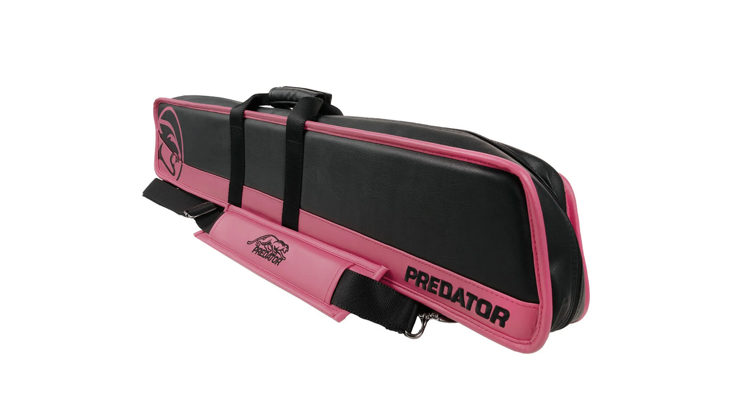 Predator Roadline Black/Pink Pool Cue Soft Case - 4 Butts x 8 Shafts New!