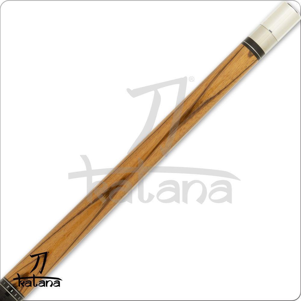 Katana KAT18 Zebrawood Cue Pool Cue w/ Joint Protectors & FREE Shipping 