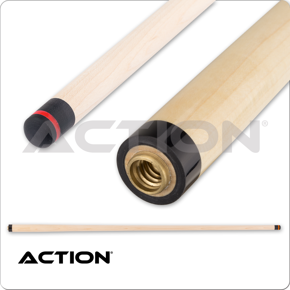 Action ABK10 Black with Pink Stripe Break Cue - 25oz! New! Free Shipping!