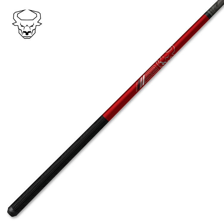 Bull Carbon Bull Breaker Carbon Fiber INASNE Red Break Cue - Sport Wrap! Uniloc