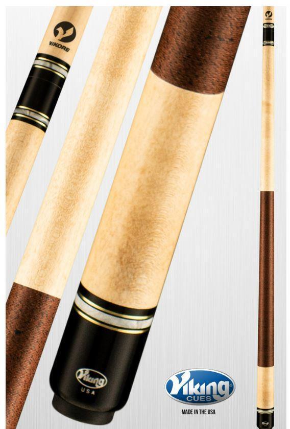 Viking B2604 Linen Wrap Pool Cue w/ 13 mm Vikore Shaft (Khaki) - Free Shipping