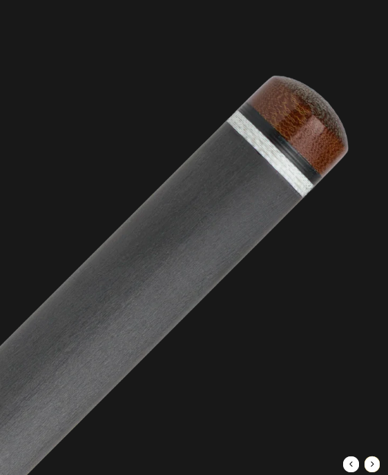 Poison VX Jump/Break Cue with Venom Carbon Fiber Shaft - Black/Gray 13mm