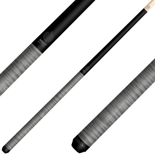 Koda KDHCGY Heavy Hitter Jump Break Cue – Grey Curly Maple – 13.5mm Uni‑Loc 19oz