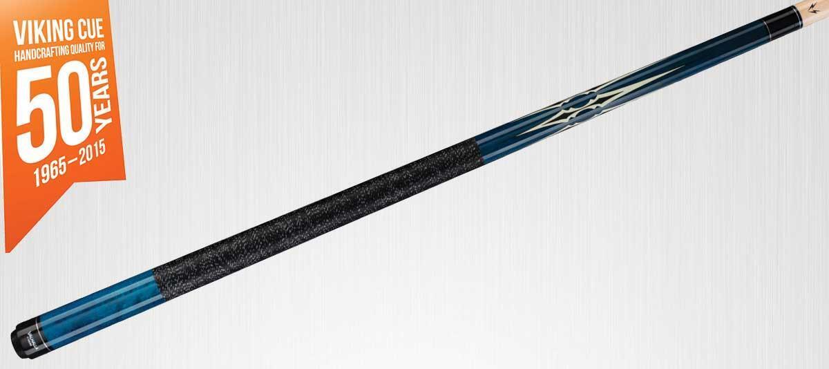 Viking Valhalla Blue w/ Graphic Pool Cue VA231 Billiards Stick! Lifetime Warrant