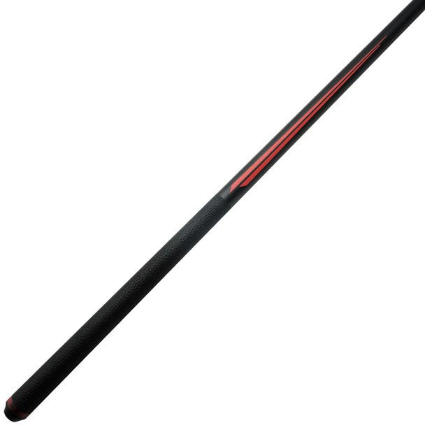 Bull Carbon BCSP1 Red Split Point Pool Cue – Carbon Fiber Shaft - Uni‑Loc