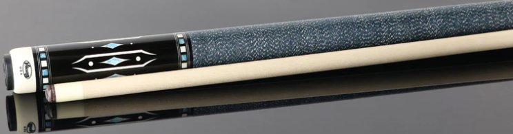 Ariel Carmeli by Viking Diamond Series Blue Diamond Pool Cue with Vikore Shaft