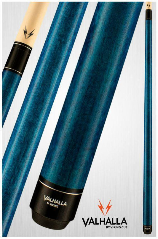 Viking Valhalla Pool Cue VA103 Blue Billiards Stick! Lifetime Warranty! 