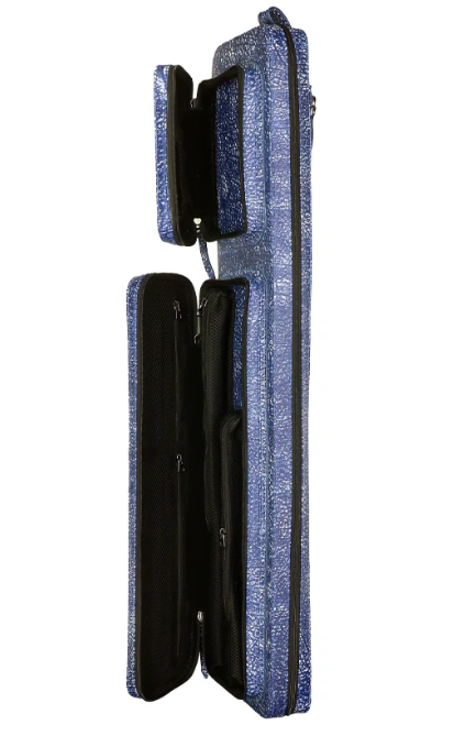 Triple 60 Margaret Styer Limited Edition 3x6 Custom Two-Tone Blue/White Leather