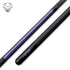 Bull Carbon BCD6PL Pool Cue – Purple Haze Abalone - Carbon Fiber Shaft –Uni‑Loc
