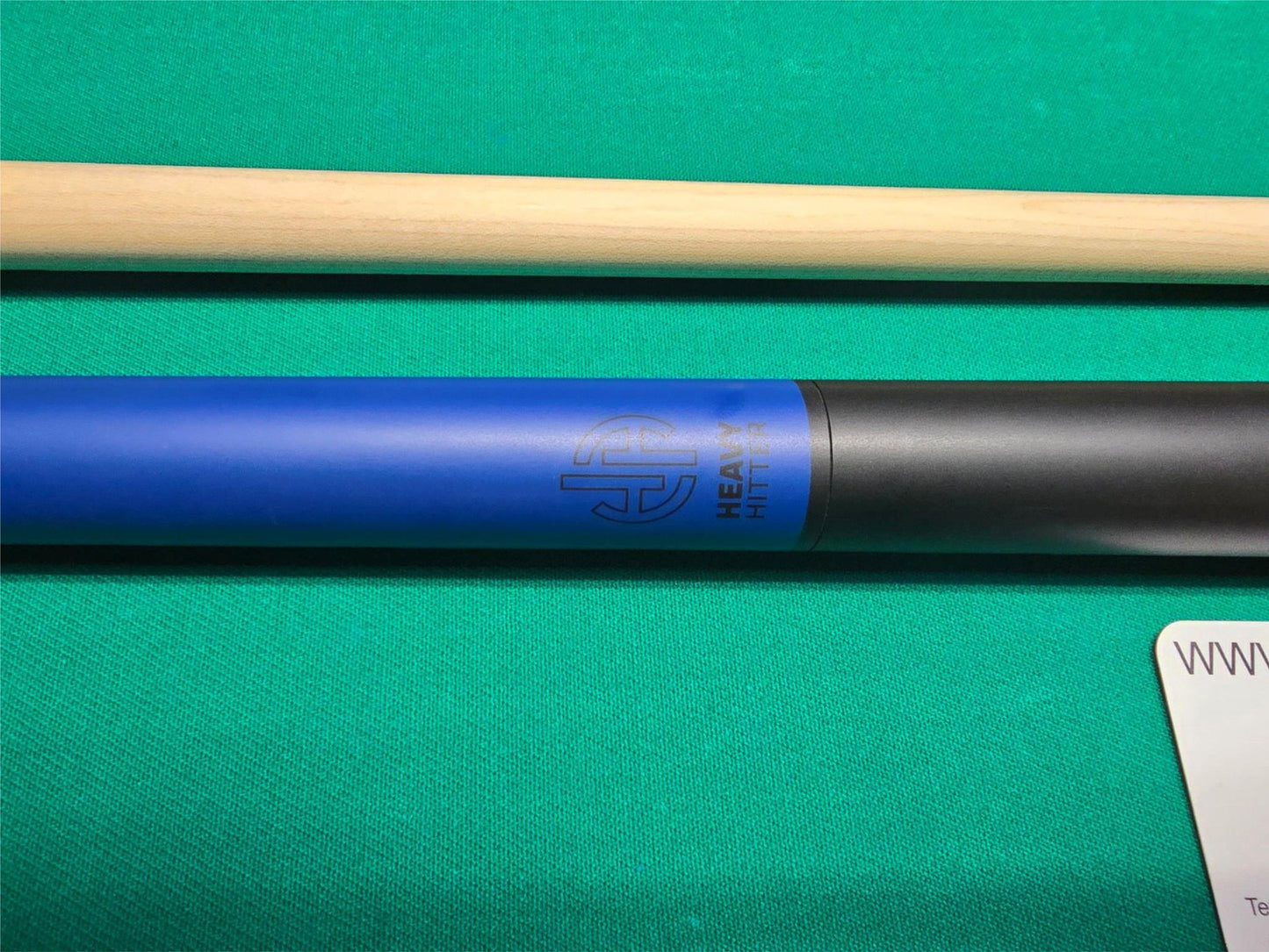 Koda KDHHWH Heavy Hitter Break/Jump Cue - Black/Blue 13.5mm Shaft Phenolic Tip