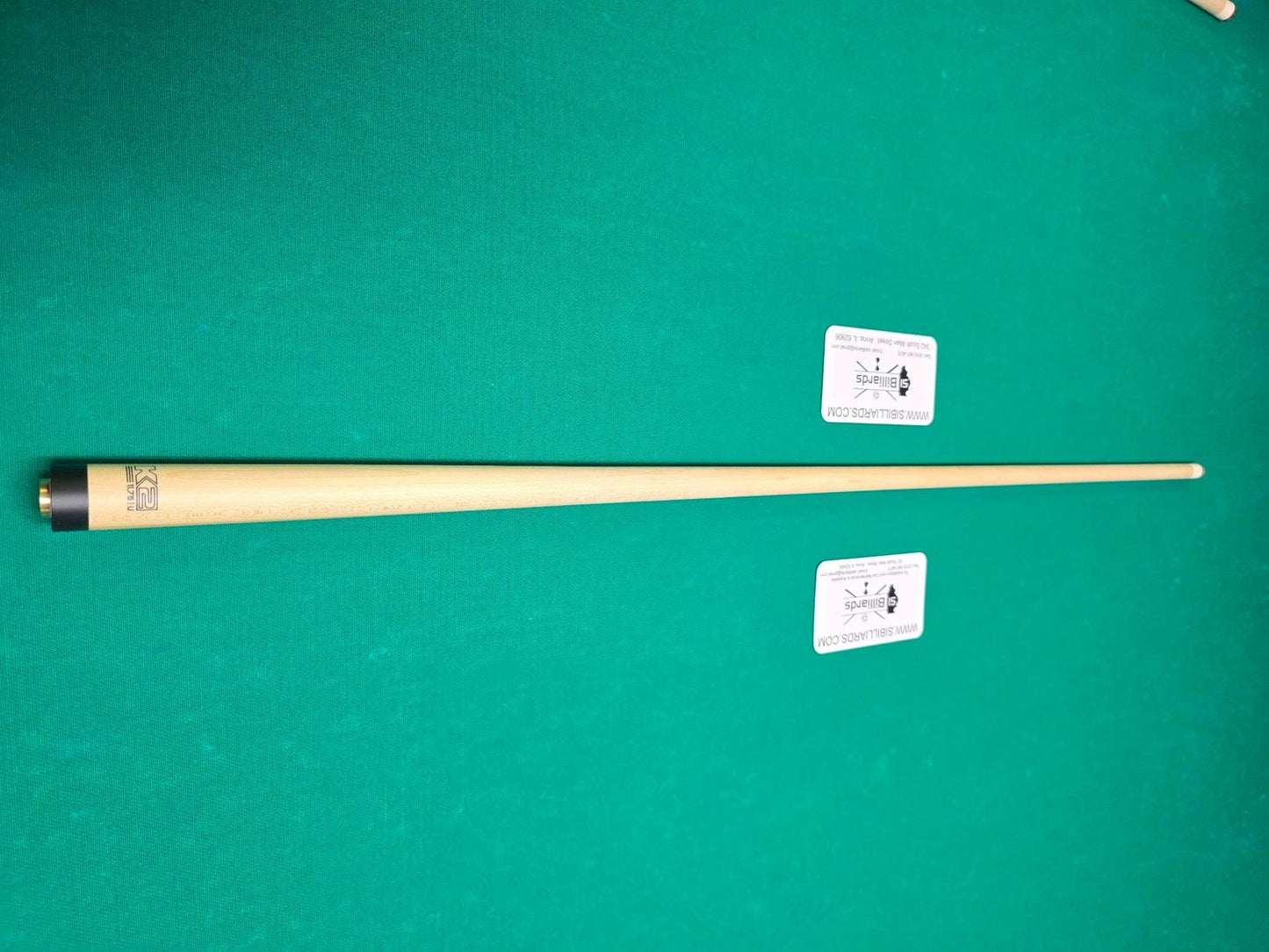 K2 Pool Cue Shaft Low Deflection 12.5 MM Tiger Everest Tip! Uniloc Joint