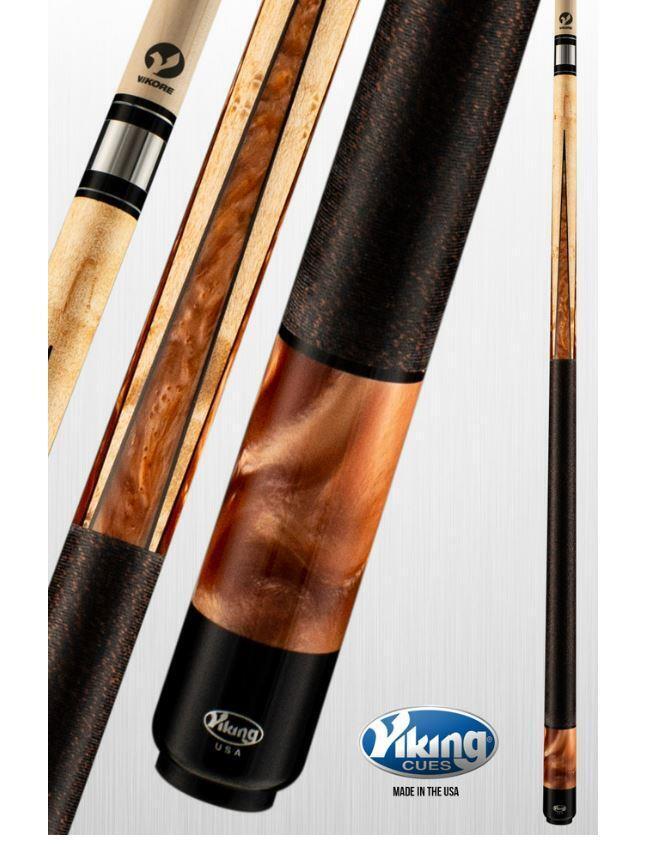 Viking Linen Wrap Pool Cue B4008 w/ Vikore High Performance Shaft Free Shipping